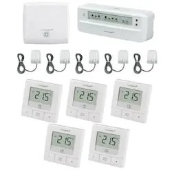 Homematic IP Starter Set Fußbodenheizungssteuerung • für 5 Räume mit 12fach Aktor