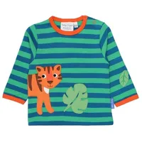 Toby Tiger Langarmshirt mit Tiger Applikation in grün | Gr.: 116
