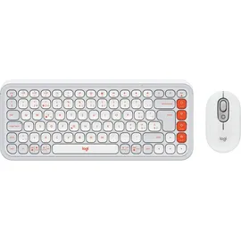 Logitech POP Icon Combo, & Orange, Logi Bolt, USB/Bluetooth, CH (920-013276)