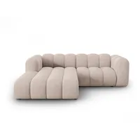 Micadoni Ecksofa Lupine, modular 3-Sitzer beige