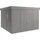 Hörmann Metall-Gerätehaus Juno mit Flachdach, JFD14 - Design 310 x 310 cm B x T),graualuminium,