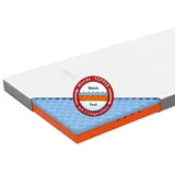 Genius eazzzy Topper Premium Cube Advance 9 cm Höhe, Matratzentopper, 2 in 1 Wende Topper mit Cooling Funktion 200*200 cm - Weiß