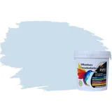 RyFo Colors Silikonharz Fassadenfarbe Lotuseffekt Trend Wolkenblau 1l - bunte Fassadenfarbe, weitere Blau Farbtöne und Größen erhältlich, Deckkraft Klasse 1