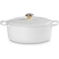 Le Creuset Signature Bräter 31 cm oval weiß