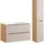 petits-meubles WASCHTISCH 120cm Elora Schwarz und Holz