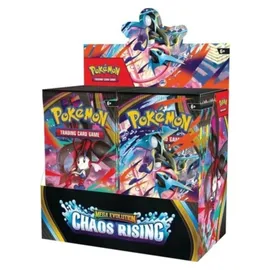 Pokémon Chaos Rising Booster Display