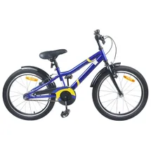 vidaXL Kinderfahrrad 18 Zoll blau/schwarz