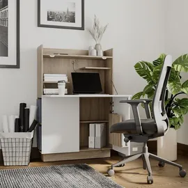 Vicco Schreibtischschrank Büroschrank Aktenschrank Computertisch Sekretär