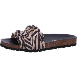 Verbenas Rocio Serraje Volante Zeb Pantolette Schwarz - 37 EU