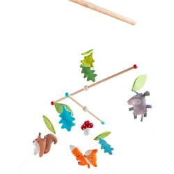 Mobile HABA "Waldfreunde", bunt, Mobilés, Kinder, Polyester, Baumwolle, Holz