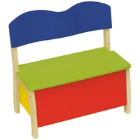 Roba Kindertruhenbank - 62x33x61,5cm - blau - Holz /