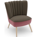 Max Winzer Max Winzer® Sessel »build-a-chair Aspen«, im Retrolook, zum Selbstgestalten rosa