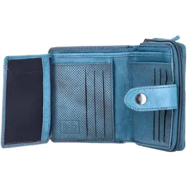 The Skandinavian Brand Geldbörse Damen Leder blau