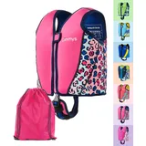 Limmys Premium Schwimmweste Kinder - Schwimmhilfe für Kinder und Kleinkinder – Moderne Kinder Schwimmweste Baby, für Jungen und Mädchen - Mit Kordelzug-Tasche