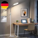 Gyrovu Stehlampe Wohnzimmer Weiß, 176Cm Led Leselampe Stehlampe Mit Touch-Steuer