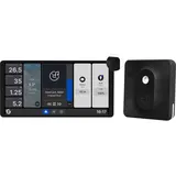 Shelly Wall Display X2 + Blu H&T 6,95, LCD, Android, Schwarz