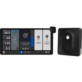 Shelly Wall Display X2 + Blu H&T 6,95, LCD, Android, Schwarz