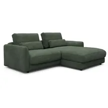 tenksom Ecksofa TENKSOM "Polsterecke, L-Form, Eckcouch, mit Federkern, inkl. Kissen", grün, B:225cm H:68cm T:171cm, Sofas, Ecksofa, legerer Sitzkomfort zum Entspannen und Verweilen