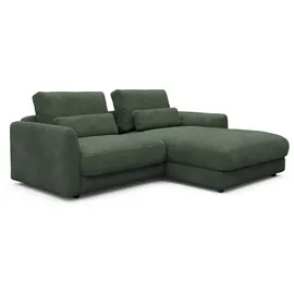 tenksom Ecksofa TENKSOM "Polsterecke, L-Form, Eckcouch, mit Federkern, inkl. Kissen", grün, B:225cm H:68cm T:171cm, Sofas, Ecksofa, legerer Sitzkomfort zum Entspannen und Verweilen