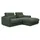 tenksom Ecksofa TENKSOM "Polsterecke, L-Form, Eckcouch, mit Federkern, inkl. Kissen", grün, B:225cm H:68cm T:171cm, Sofas, Ecksofa, legerer Sitzkomfort zum Entspannen und Verweilen