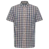 Mustang Kurzarmhemd Blau 3XL