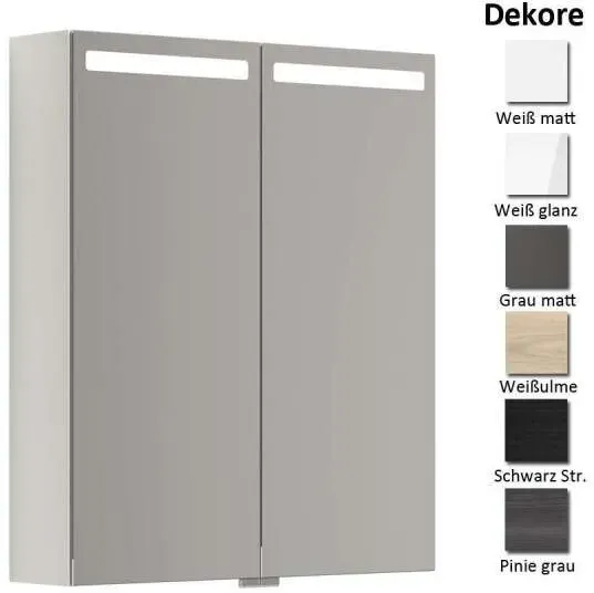 Dansani Top LED-Spiegelschrank 2T 60 cm - Badmöbel