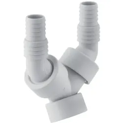 Geberit Geräte Doppelanschluss 1", für Siphon, Waschmaschine, Geschirrspüler