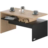 CASARIA Couchtisch Sacramento Holz/Grau 95x55x50cm