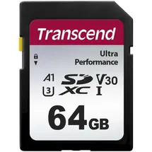 Transcend SDXC 340S 64GB Class 10 UHS-I U3 A2 V30
