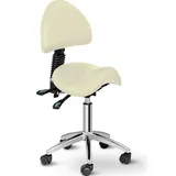 Physa Sattelstuhl - 550-690 mm - 150 kg - Beige