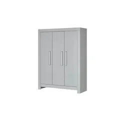 Kleiderschrank  Smilla , grau , Maße (cm): B: 156,2 H: 204,8 T: 56