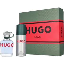 HUGO BOSS Hugo Man Eau de Toilette 75 ml + Deo Spray 150 ml Geschenkset 2