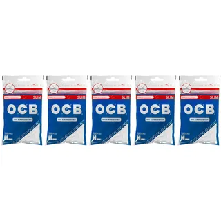 OCB Slim Filter mit Klebestreifen Drehfilter Ø 6mm + Sticker (5x120)