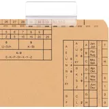 Elba Vollsichtreiter 100552031 3zeilig 50x75mm tr 50 St./Pack.