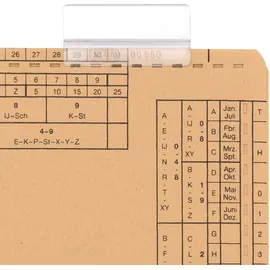 Elba Vollsichtreiter 100552031 3zeilig 50x75mm tr 50 St./Pack.