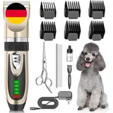 Oneisall Leise Hundeschermaschine, Profi Schermaschine Katze Hunde Mit Dichtem F