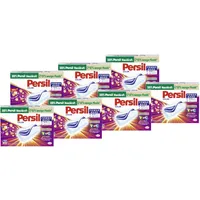 Persil Power Bars Color Waschmittel 112 WL (7 x 16 Waschladungen), vordosiertes Buntwaschmittel mit biologisch abbaubarem Schutzfilm, für reine Wäsche & hygienische Frische für die Maschine