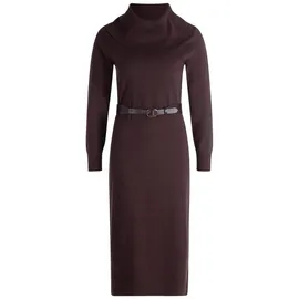 Zero Strickkleid mit Gürtel Braun 38