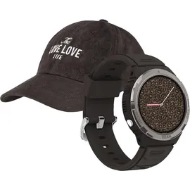 Maxcom Maxcom, Smartwatch FW100 Titan Valkiria IP69 5ATM mit Cap, Leopard Braun - Bunt