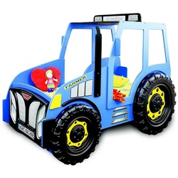 JVmoebel Kinderbett, Bauer Farmer Truck Kinder Kinderbett Bett Traktor Blau Neu Betten blau