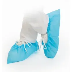 HYGOSTAR® Anti Slide Einweg-Überschuhe 28556 , 1 Karton = 10 Packungen = 500 Stück, blau