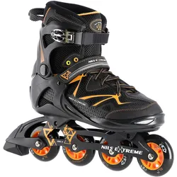 Schlittschuhe Nils Extreme NA9022 SCHWARZ|orange 42