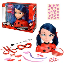 Bandai Namco Entertainment Frisierkopf Miraculous Ladybug Rot 21 cm P50247
