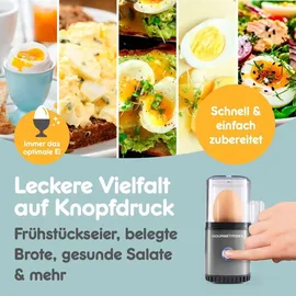 GOURMETmaxx Eierkocher 1 Ei + Eipicker Anthrazit