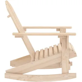 vidaXL Adirondack-Schaukelstuhl 28,5 x 85,5 x 92 cm beige 1 St.