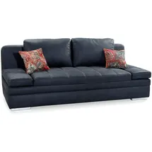 luma-home Schlafcouch Mikrofaser 2-Sitzer Grau
