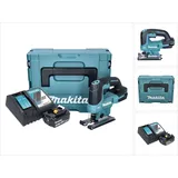 Makita DJV 184 RF1J Akku Pendelhub Stichsäge 18 V Brushless + 1x Akku 3,0 Ah + Ladegerät + Makpac