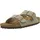 Birkenstock Classic Arizona Leder, Unisex-Erwachsene Pantoletten, Grau (Taupe), 35 EU