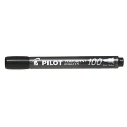 PILOT 100 Permanentmarker schwarz 1,0 mm, 1 St.