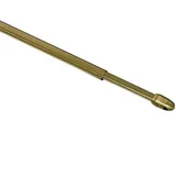 GARDINIA Vitragestange 1-läufig 60-100cm gold
